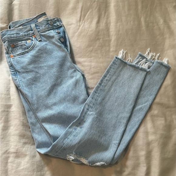 Levi’s wedgie fit denim jeans size 25 - Picture 3 of 5